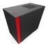 NZXT H210i Matte Black Red Mini-Tower Nero, Rosso