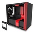 NZXT H210i Matte Black Red Mini-Tower Nero, Rosso