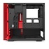 NZXT H210i Matte Black Red Mini-Tower Nero, Rosso