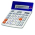 Olivetti Summa 60 Scrivania Calcolatrice finanziaria Blu, Rosso, Bianco