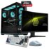 Ollo Computers G1 Arena + Monitor + Mouse & Keyboard - Nvidia RTX 5060, Ryzen 5, 16GB DDR5 6000mhz, SSD 1TB - Powered By MSI