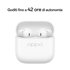 Oppo Enco Buds3 Auricolari True Wireless, 42h di Autonomia, Driver Dinamico da 12.4mm, BT 5.4, Controlli Touch, Cancellazione rumore passiva, Android e iOS, IP55, [Versione Italiana], Bianco