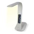 Oregon Scientific TH510 Lampada LED Orientabile con Orologio Sveglia, Temperatura, Luce Variabile - Bianco