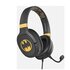 OTL DC Comics Batman Pro G1 Cuffie Cablato Gaming Nero, Oro