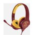 OTL Harry Potter Hogwarts Crest Auricolare Cablato A Padiglione Borgogna, Giallo