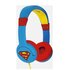OTL Technologies DC Comics Superman Man of Steel Cuffie Cablato Blu, Rosso, Giallo