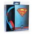 OTL Technologies DC Comics Superman Man of Steel Cuffie Cablato Blu, Rosso, Giallo