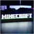 Paladone MINECRAFT LOGO LIGHT - lampada da tavolo Marrone, Verde, Bianco