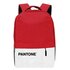 Pantone PT-BPK001R1 zaino Zaino casual Rosso, Bianco Poliestere