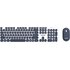 Pantone PT-MK004N Kit Tastiera e Mouse Wireless Blu
