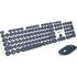 Pantone PT-MK004N Kit Tastiera e Mouse Wireless Blu