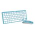 Pantone PT-KB09G1 tastiera Mouse incluso Casa RF Wireless QWERTY Italiano Blu