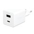 PanzerGlass empower™ by ® Turbo 35W Charger incl. USB-C + USB-A | EU Plug | Bianco Argento
