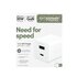 PanzerGlass empower™ by ® Turbo 35W Charger incl. USB-C + USB-A | EU Plug | Bianco Argento