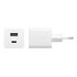 PanzerGlass empower™ by ® Turbo 35W Charger incl. USB-C + USB-A | EU Plug | Bianco Argento