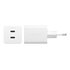 PanzerGlass empower™ by ® Turbo 45W Charger incl. 2 x USB-C | EU Plug | Bianco Argento