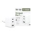 PanzerGlass empower™ by ® Turbo 70W Caricatore Multiplo incl. 2 x USB-C + USB-A | EU Plug | Bianco Argento
