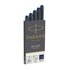 Parker 1950385 ricaricatore di penna Nero, Blu 5 pezzo(i)