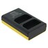 Patona Carica Batterie Dual LCD USB per Olympus OM-1 BLX-1