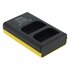 Patona Carica Batterie Dual LCD USB per Olympus OM-1 BLX-1