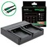 Patona Carica Batterie Premium Dual PD Performance per Sony BP-U60 USB Ingresso/Uscita
