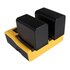 Patona Caricabatteria LCD USB doppio per Canon BP-911