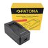 Patona Caricabatterie per serie Sony NP-F