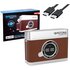 Patona Doppio Caricabatteria rapido con display LED Platinum Retro per DMW-BLK22 con cavo USB-C