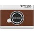 Patona Doppio Caricabatteria rapido con display LED Platinum Retro per Canon LP-E6 con cavo USB-C