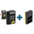 Doppio Caricabatterie USB per Panasonic DMW-BLK22 + batteria DMW-BLK22 Protect 2250mAh 7,2V
