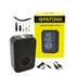 Patona Pompa elettrica 10,3 bar 150 PSI compressore portatile a batteria luce LED luce SOS power bank per auto e-bike moto incl. borsa