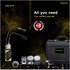 Patona Fog Master Pro - Set macchina per il fumo portatile con accessori e custodia