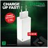 Patona Alimentatore Premium GaN PD65W nero 2xUSB-C 1xUSB-A PD3.0 QC3.0 bianco