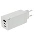 Patona Alimentatore Premium GaN PD65W nero 2xUSB-C 1xUSB-A PD3.0 QC3.0 bianco
