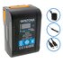 Patona Platinum V-Mount Batteria BP-155W PD65 155Wh USB-C USB-A 2xD-Tap DC-out inclusa Custodia rigida