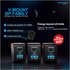 Patona Platinum V-Mount Batteria BP-155W PD65 155Wh USB-C USB-A 2xD-Tap DC-out inclusa Custodia rigida