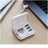 PGYTECH CreateMate High-Speed Mini Lettore di schede & Case Ivory White