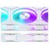 PHANTEKS D30 PWM Flusso d'aria inverso ventole D-RGB, confezione da 3 - 140mm bianco