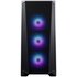 PHANTEKS Eclipse G370A PC Case, Mid Tower, SSI-EEB, RGB, Vetro temperato - incluse 3 ventole da 120 mm, Nero