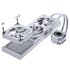 PHANTEKS Glacier One 420 D30 X2 Processore Raffreddatore di liquidi tutto in uno 14 cm Bianco 2 pz