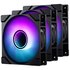 PHANTEKS M25 Gen2 PWM D-RGB confezione da 3 - 120mm, nero