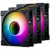 PHANTEKS M25 Gen2 PWM D-RGB confezione da 3 - 120mm, nero