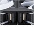 PHANTEKS Ventola D-RGB a flusso d'aria normale D30 PWM, confezione da 3 - 120 mm, nera