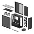 PHANTEKS Xtender Midi-Tower, E-ATX, RGB, Vetro Temperato – nero