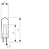 Philips 40981250 Lampadina alogena 100 W Bianco
