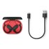 Philips 6000 series TAA6709BK/00 cuffia e auricolare True Wireless Stereo (TWS) A clip Sport Bluetooth Nero, Rosso