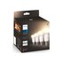 Philips Hue White 4 Lampadine Smart E27 60 W