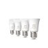 Philips Hue White and Color ambiance 4 Lampadine Smart E27 60 W