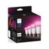 Philips Hue White and Color ambiance 4 Lampadine Smart E27 60 W