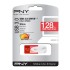 PNY Attaché 4 128GB USB 3.0 Tipo-A Rosso, Bianco